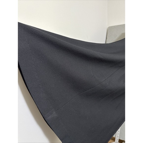 Vtg 60s 70s maxi dress womens Handmade black Empire Mod Retro Silver Gold Trim M - Picture 15 of 16